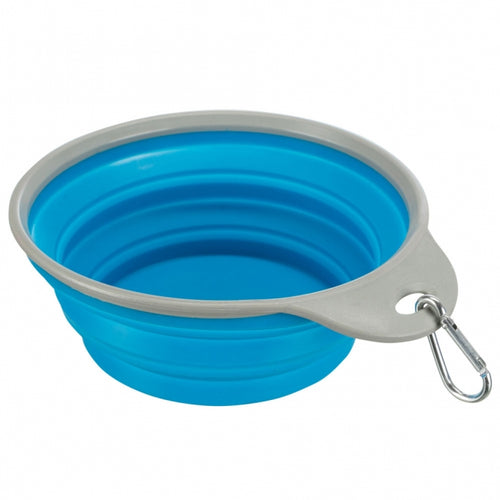 Faltbarer Reisenapf für Hunde – mit Karabiner